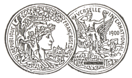die Grand Prix - Medaillen zur Weltaustsellung 1900  in Paris